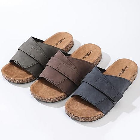 Roxoni Stylish Flat Sandals for Men - Adjustable Strap Clearance Store Sale Online