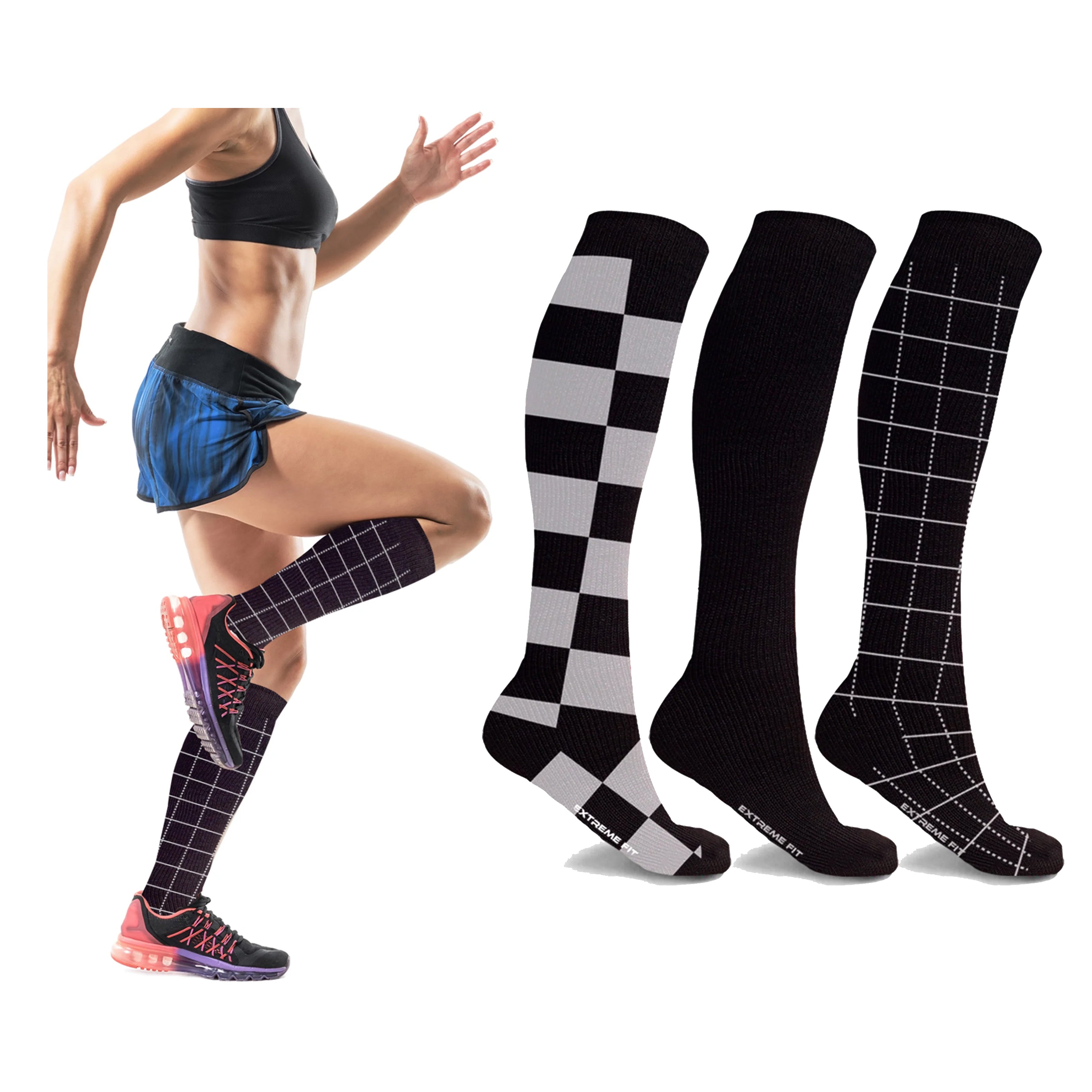 3-Pairs: Perfect Gift Compression Socks Cheap Online