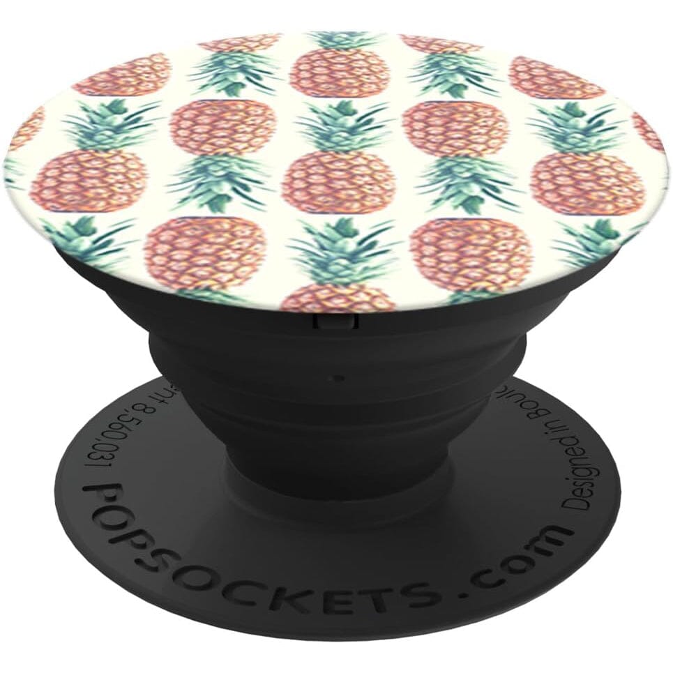 PopSockets Pineapple Pattern Collapsible Grip and Stand for Phones and Tablets Discount Professional