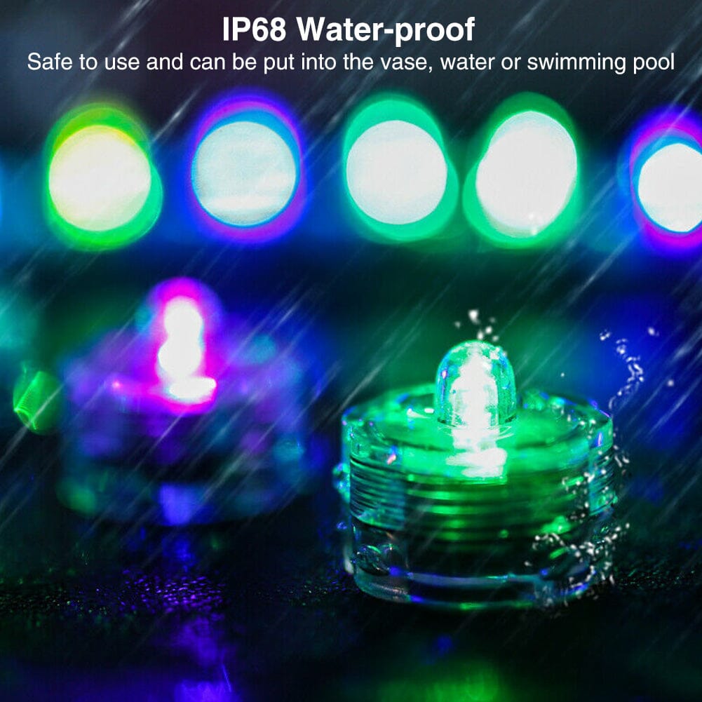 3-Pieces: Submersible LED Tea Lights Waterproof Candle Lights 2025 Cheap Pice