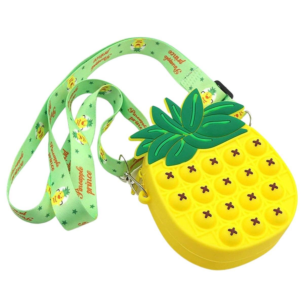 Pop-It Bubble Unicorn And Fruits Fidget Crossbody Handbag Purse Footlocker Finishline Online