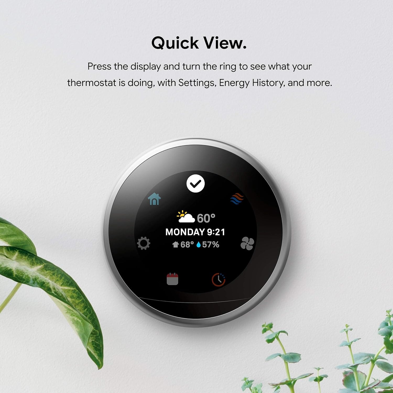 Google Nest Learning Thermostat - Smart Wi-Fi Thermostat (Refurbished) Many Kinds Of Online