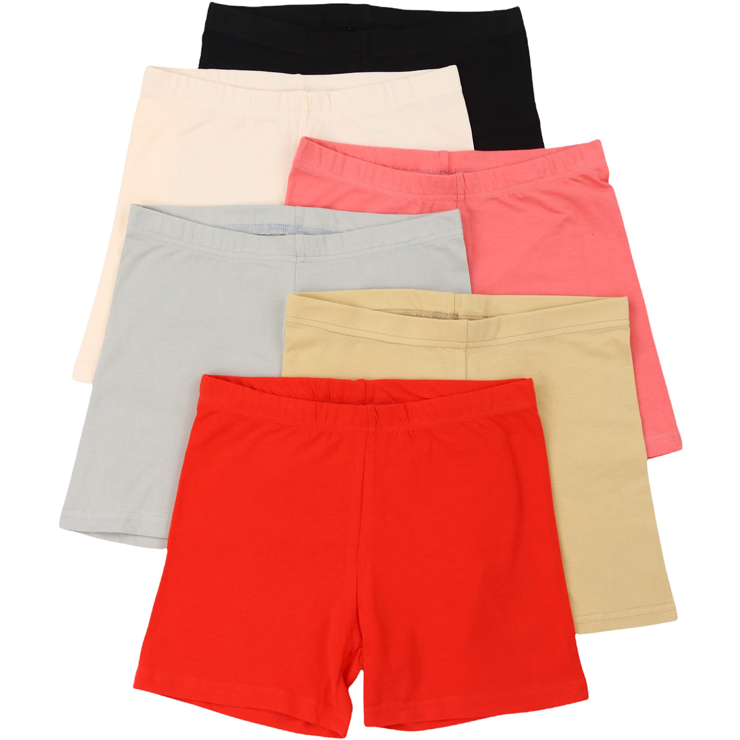 6-Pack: ToBeInStyle Women's High Waisted Biker Shorts From China Cheap Pice