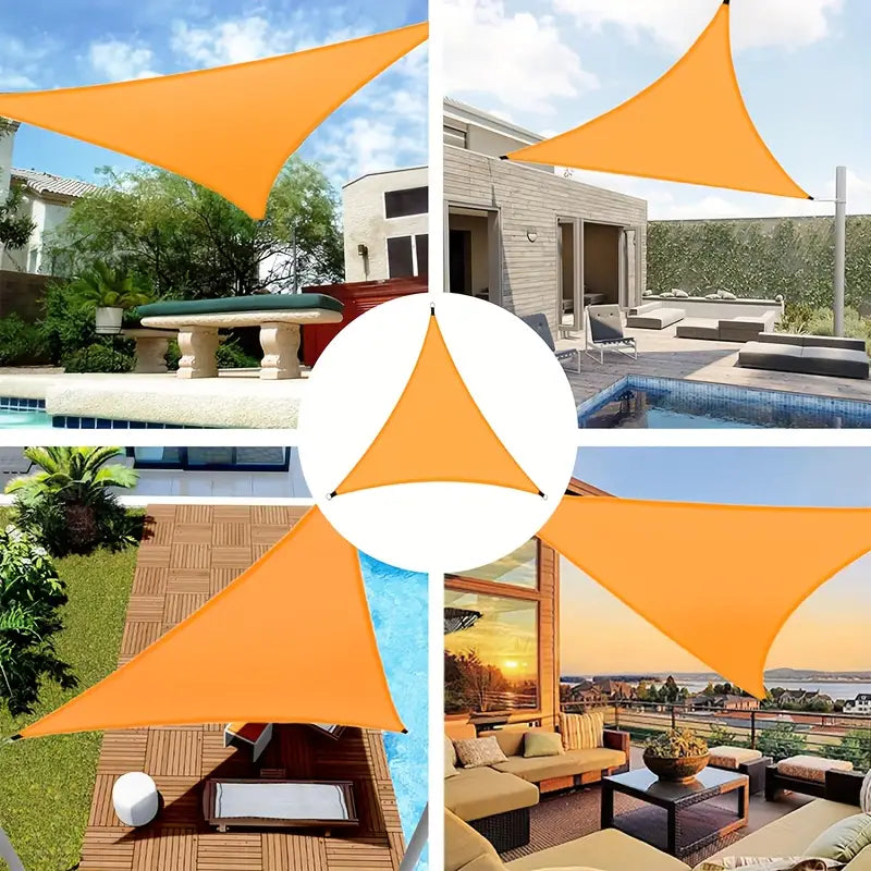 Durable Outdoor Sun Shade Sail for Terrace, Yard, Deck, and Garden - Waterproof and UV Resistant Triangle Canopy Cheap Sale From China