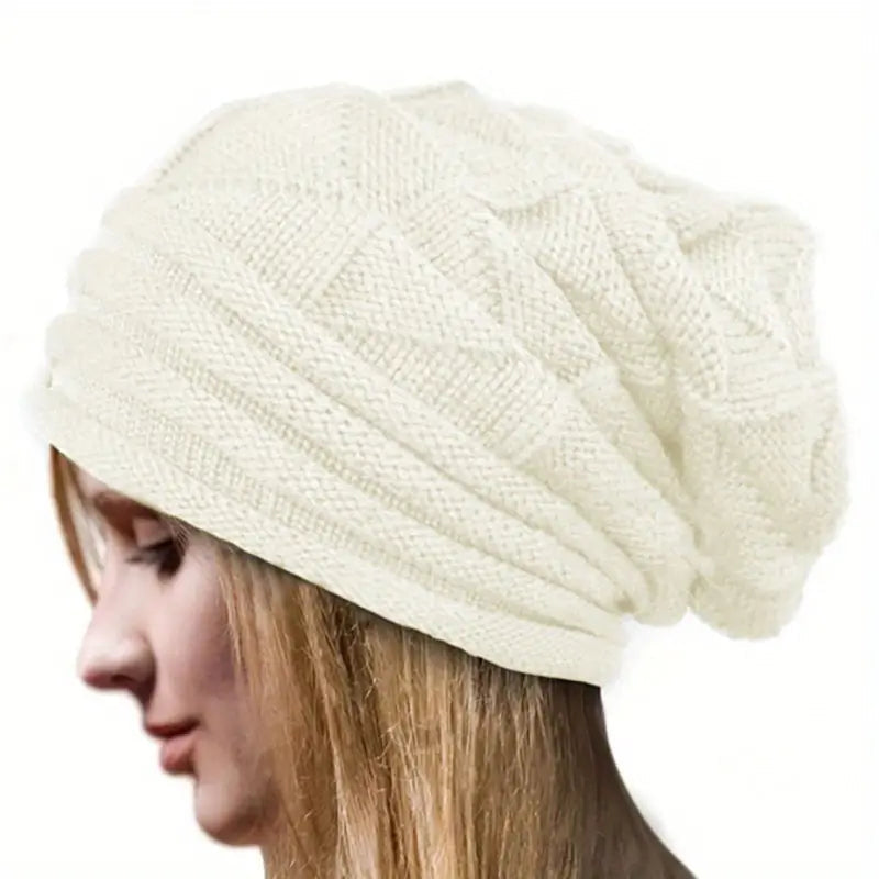 Unisex Oversized Knitted Baggy Beanie Original Online