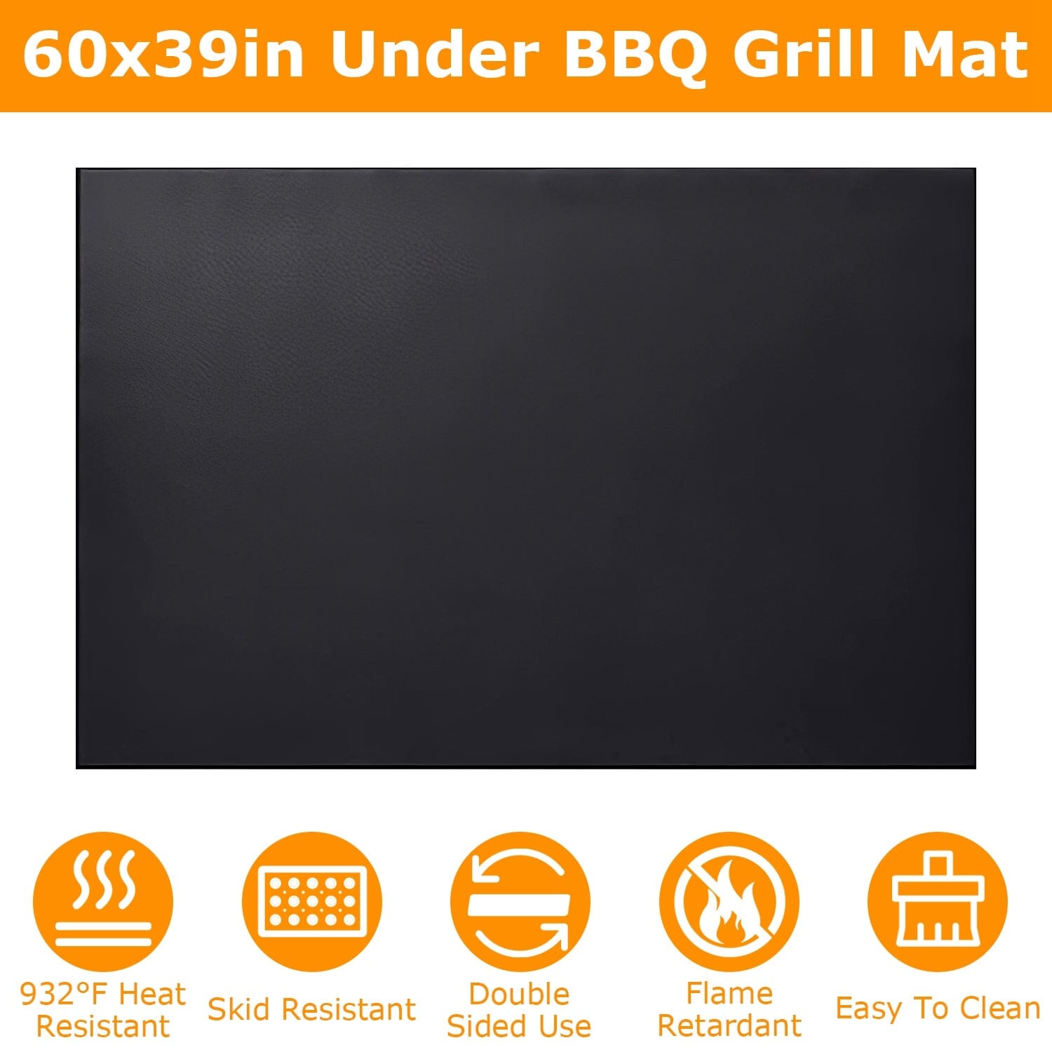 60 x 39 Under Grill Mat Folding Oil Absorbent Reusable Water Resistant Cheap Wiki