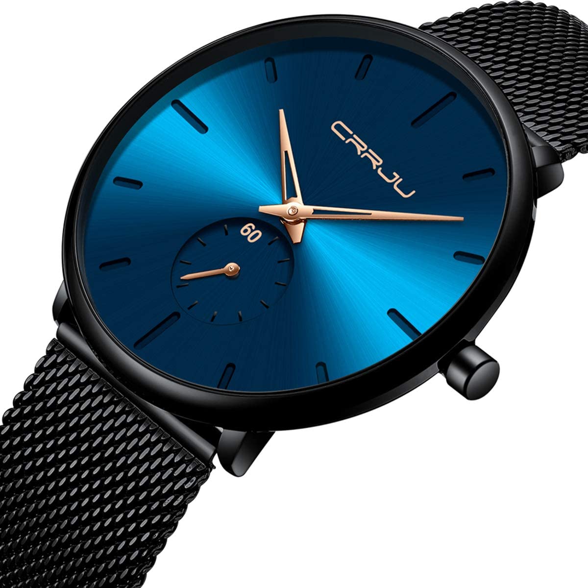 Men's Ultra-Thin Minimalist Waterproof Fashion Wrist Watch Cheap Sale Manchester