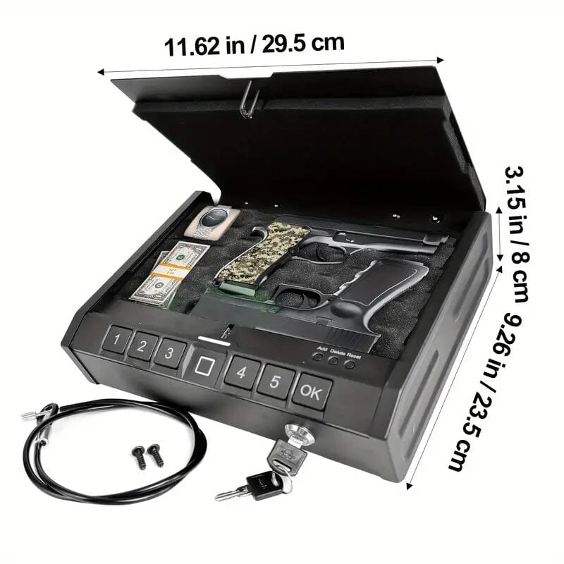 Biometric Gun Safe for Pistols Discount High Quality