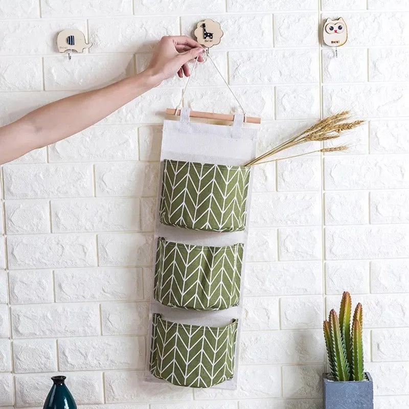 3-Pack: Cotton Hanging Storage Bag Clearance Tumblr