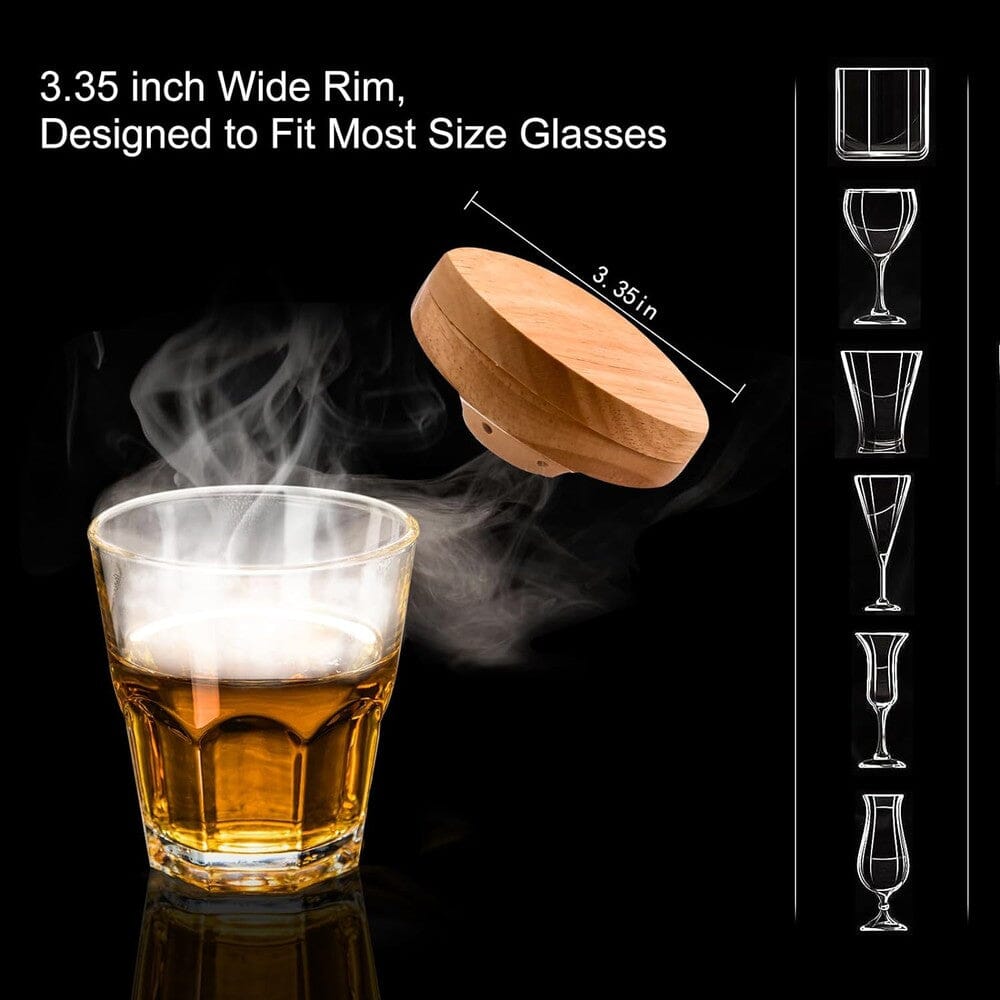 Cocktail Smoker Kit, Vintage Whiskey Smoker Set with 4 Flavor Wood Chips Clearance Official