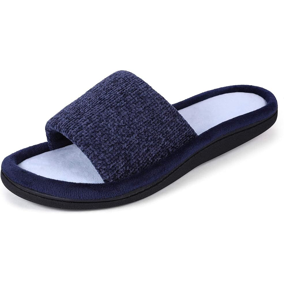 Roxoni Women Slippers Soft Open Toe Slide, Indoor Outdoor Rubber Sole Free Shipping New Styles