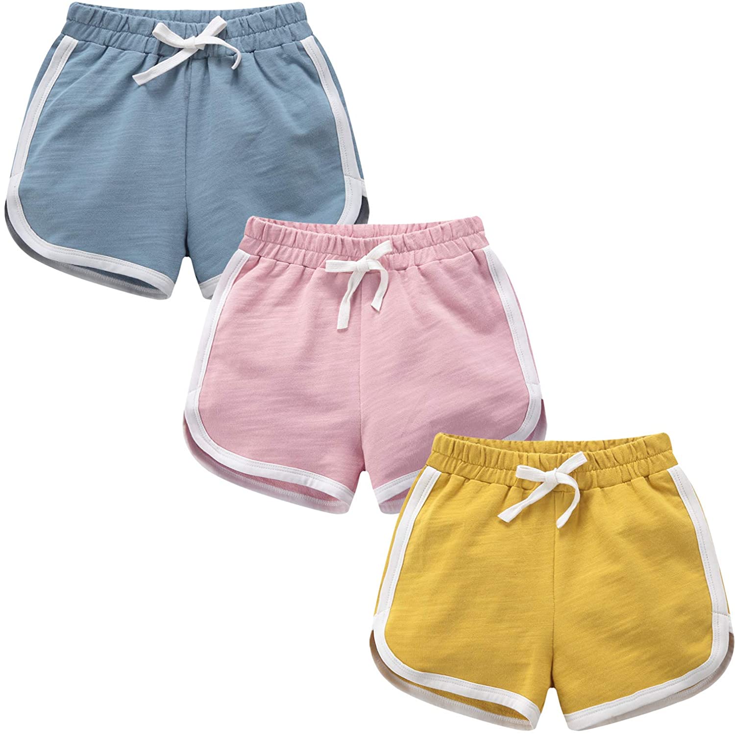 3-Pack: Running Athletic Cotton Shorts Big Discount Online