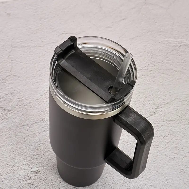 40oz Reusable Vacuum Tumbler with Insulated Double Wall and Cup Handle Original For Sale