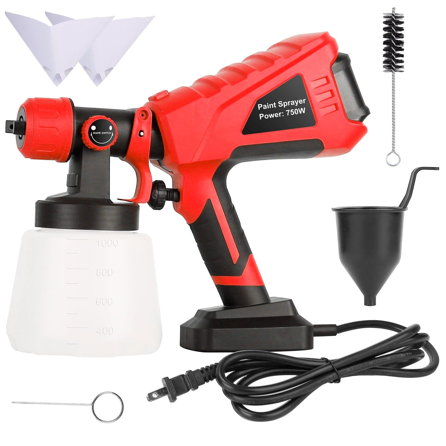 750W Electric Paint Sprayer Handheld with 3 Spray Patterns Cheap New Arrival