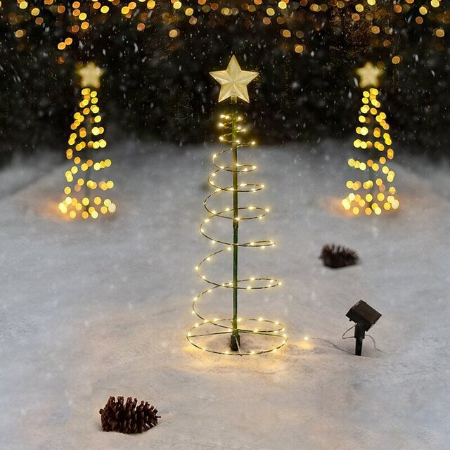 LED Christmas Tree Outdoor Solar Ground Plug Lights Buy Cheap Choice