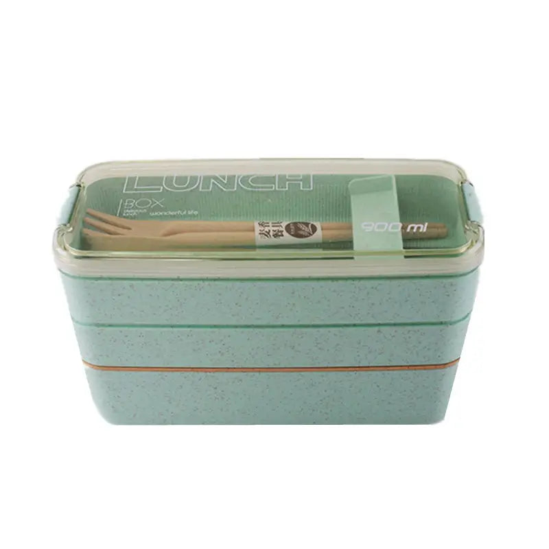 3-Layer Stackable Bento Box Japanese Lunch Box Kit with Spoon & Fork Pick A Best Cheap Pice