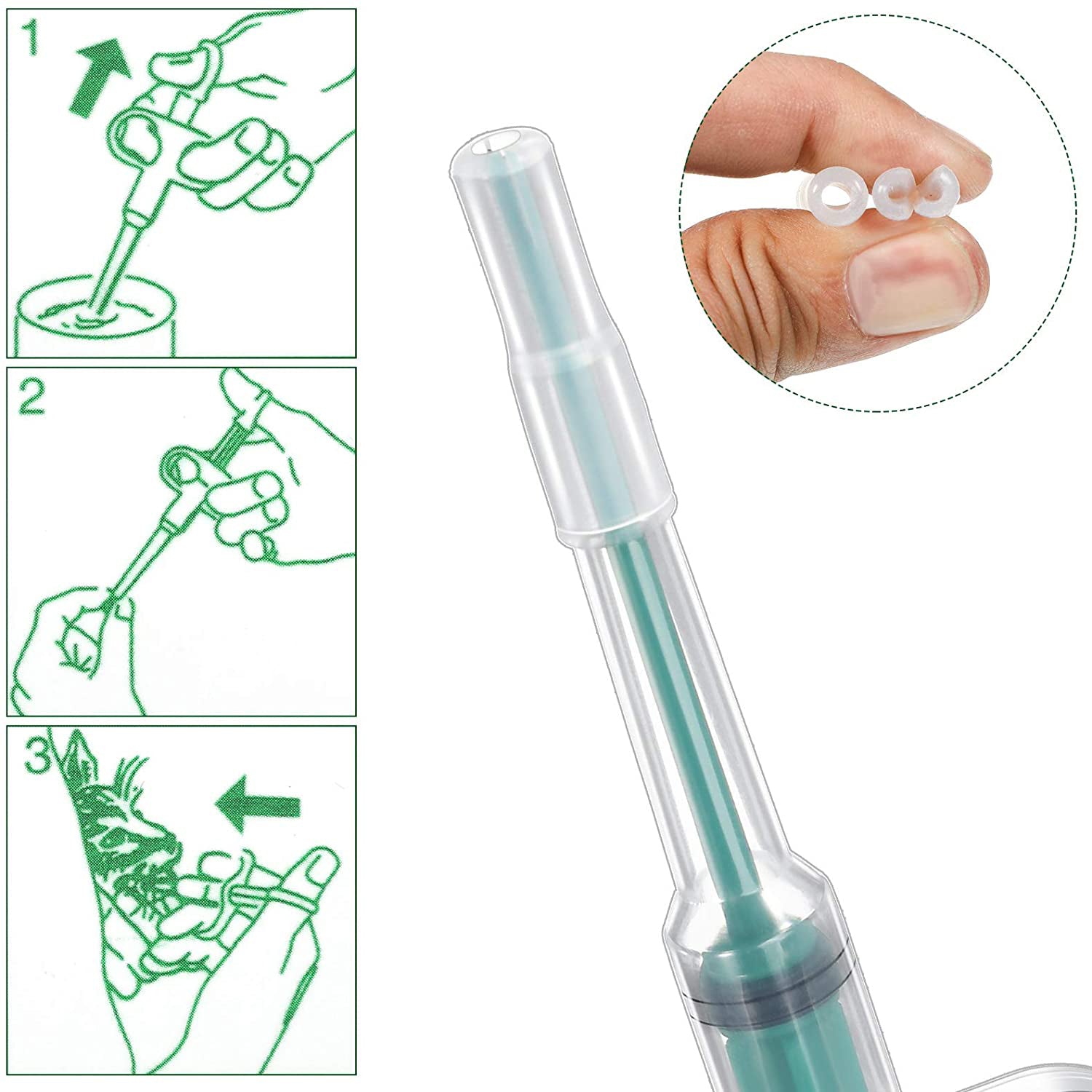 2-Piece: Pet Tablet Syringe Pusher High Quality For Sale