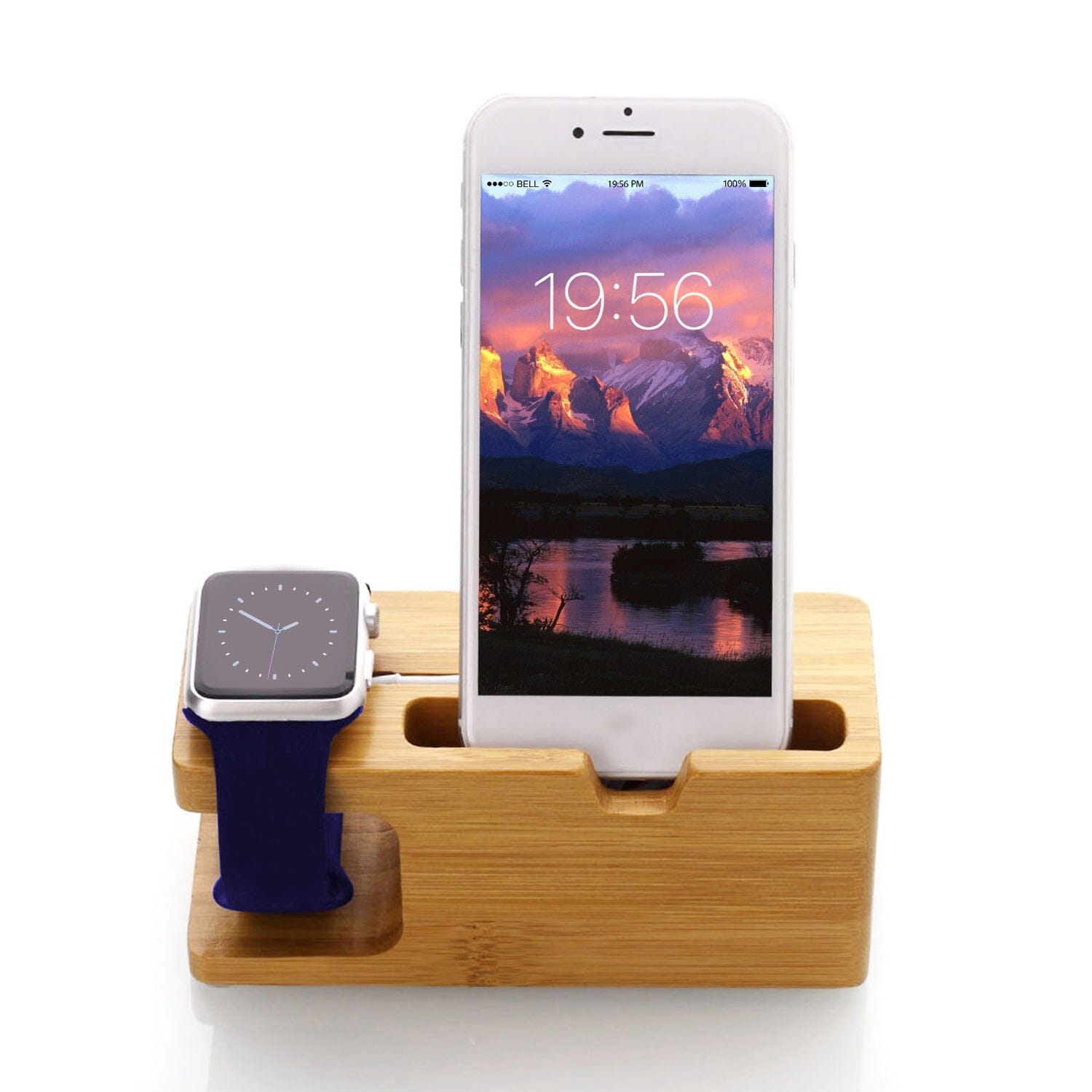 Bamboo Wood Charging Stand for Apple Watch Latest