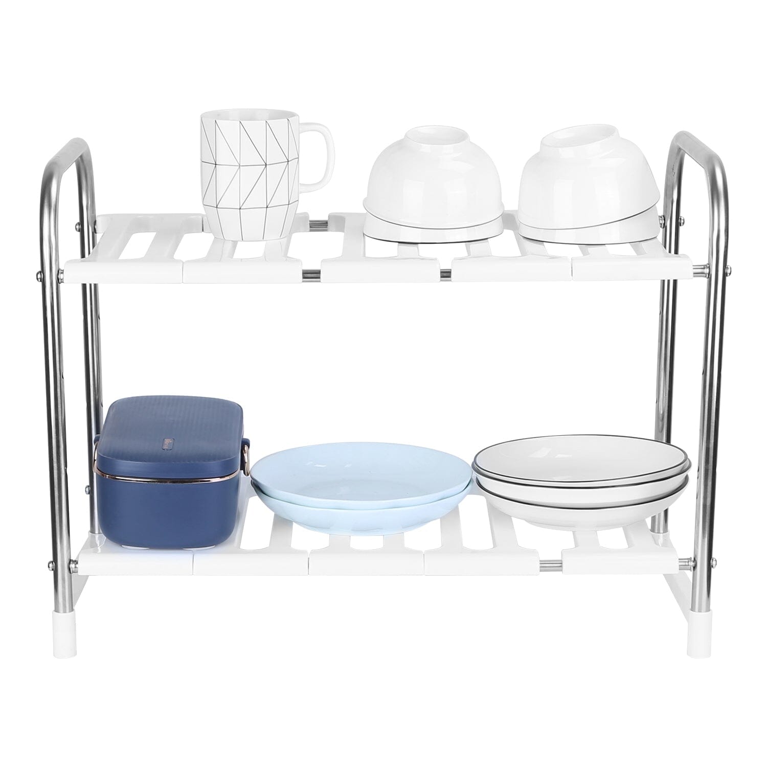 2-Tier Under Sink Organizer Retractable Kitchen Rack Holder Reliable Cheap Online