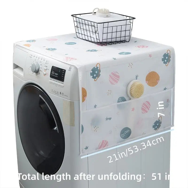 Refrigerator and Washing Machine Dust Covers with Pockets Buy Cheap Many Kinds Of