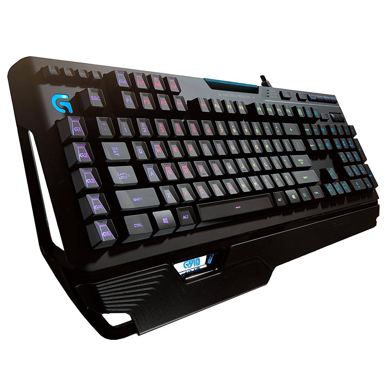 Logitech G910 Orion Spark RGB Mechanical Gaming Keyboard with Arm Rest (Refurbished) Clearance High Quality