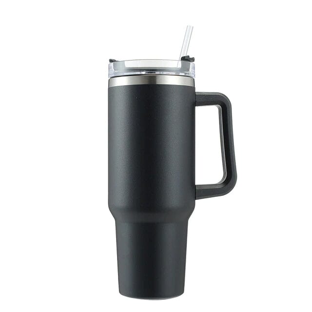 40oz Reusable Vacuum Tumbler with Insulated Double Wall and Cup Handle Original For Sale