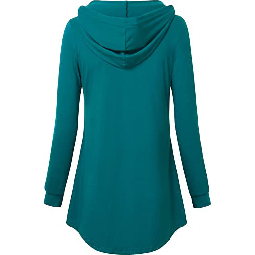 Women's Long Sleeve Hooded Tunic Tops Free Shipping Pick A Best