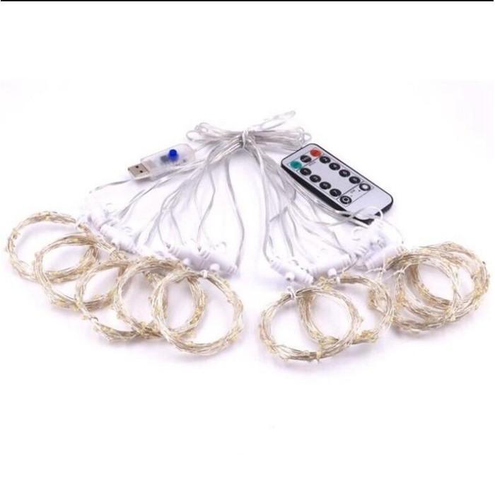 300 LED 8 Mode Indoor/Outdoor String Lights With Remote Supply Sale Online