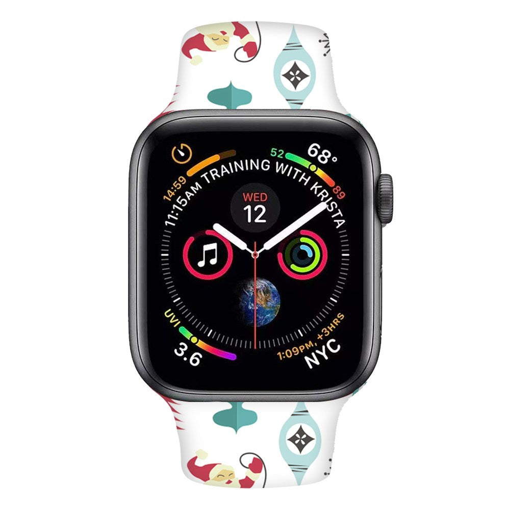 Christmas Silicone Apple Watch Bands Outlet Find Great