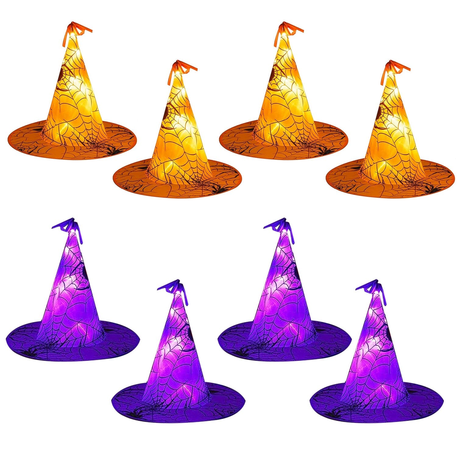 8-Pack: 13ft Witch Hat Hanging String LED Light For Sale Free Shipping