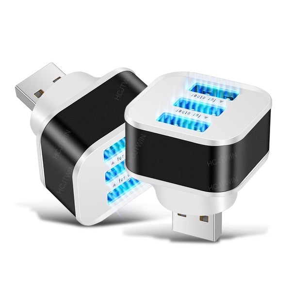 2-Pack: High Speed USB HUB 3 Ports Splitter Cheap Free Shipping