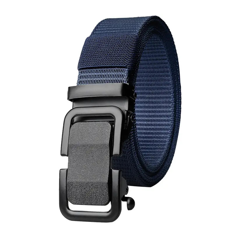 Men's Automatic Metal Buckle Nylon Canvas Webbing Belt Clearance Online Official Site