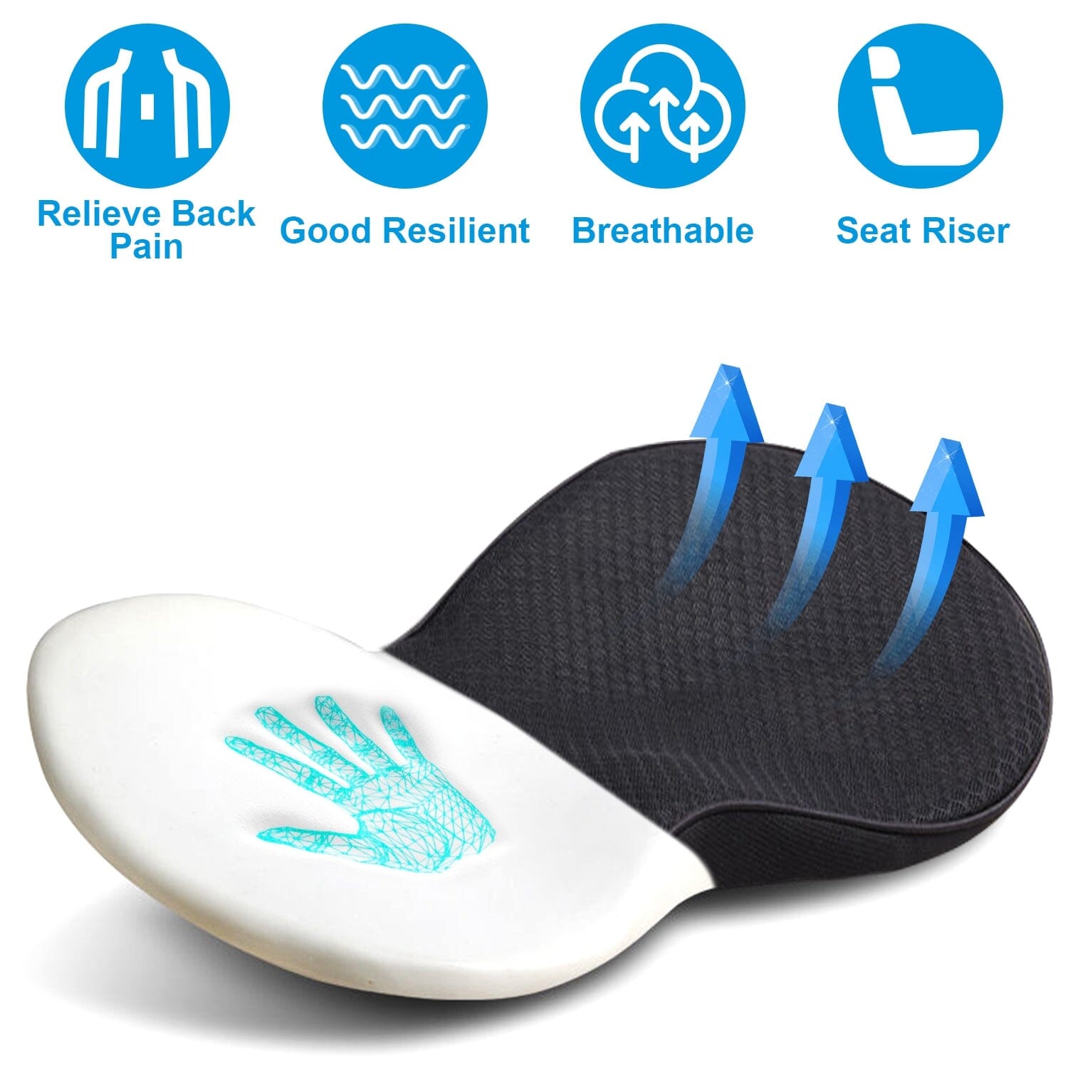 Chair Seat Cushion Car Memory Foam Pad Footlocker Pictures