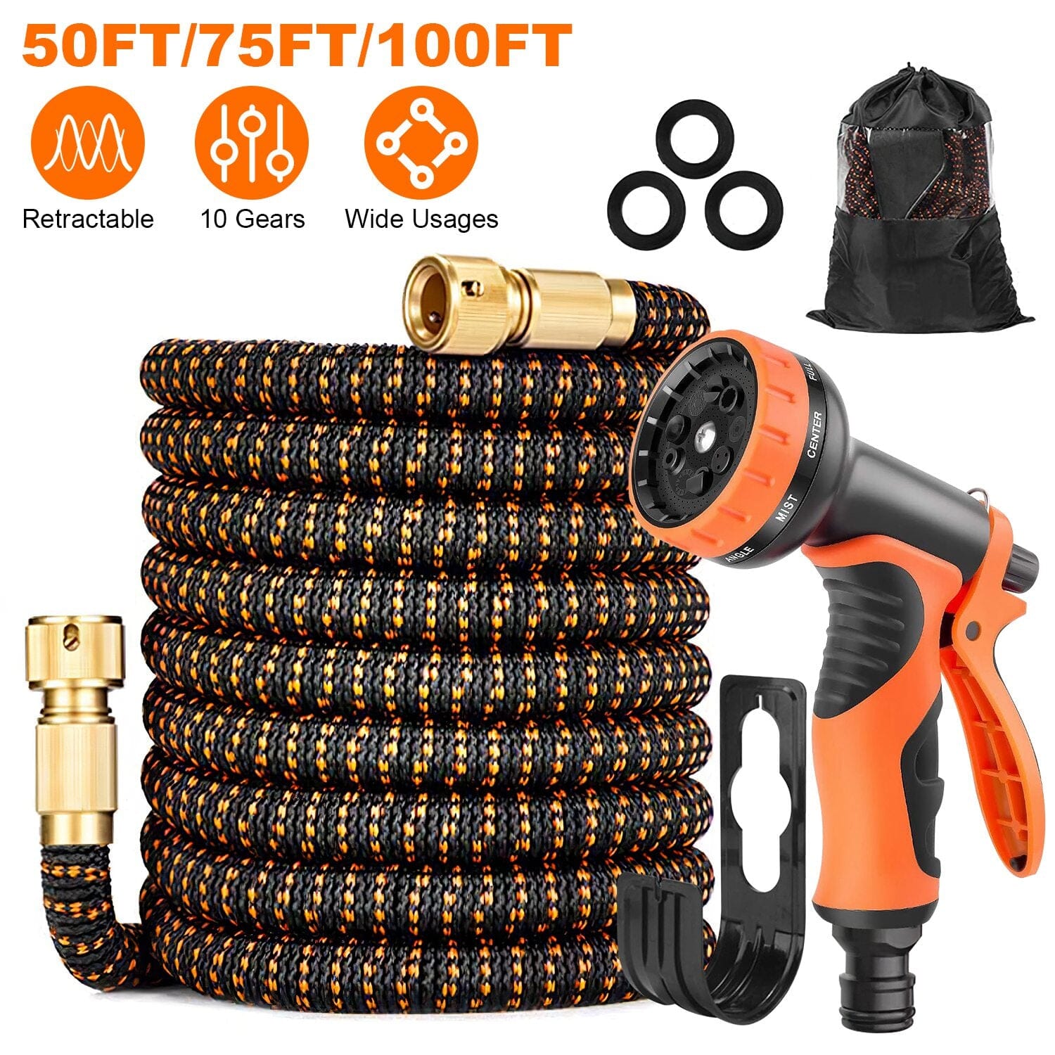 Garden Hose Watering Kit with Spray Nozzle Clearance New Arrival