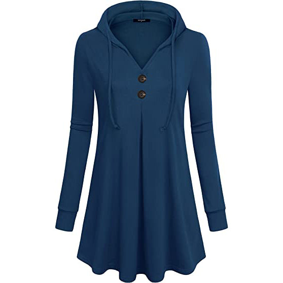 Women's Long Sleeve Hooded Tunic Tops Free Shipping Pick A Best