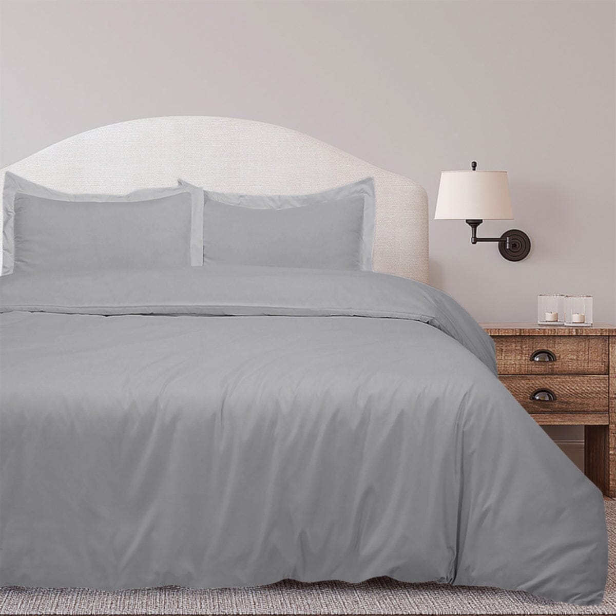 3-Piece Set: Royal Linens Double Brushed Full Duvet Covers With Zipper Closure Sale Outlet