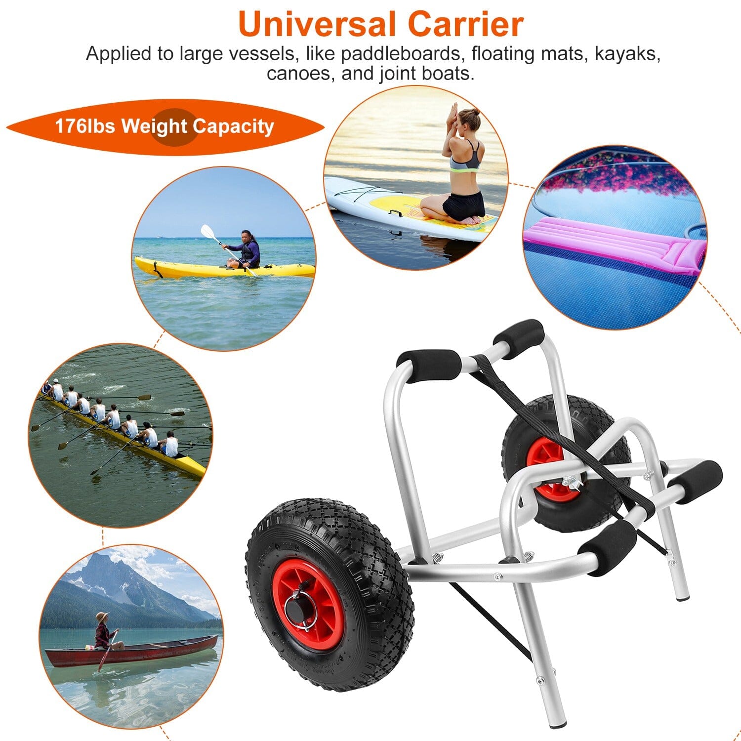 Foldable Kayak Canoe Boat Carrier Finishline For Sale