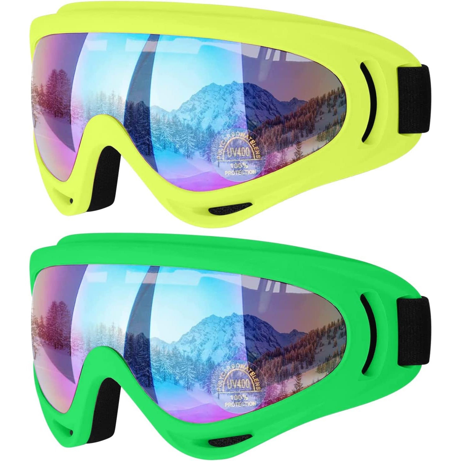 2-Pack: Anti-Scratch Dustproof Sports Goggles Quality Free Shipping Low Pice