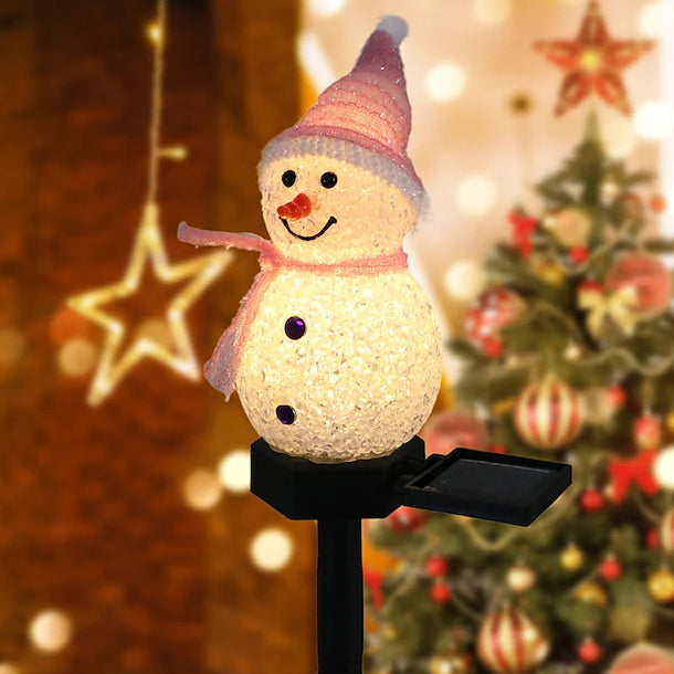 Christmas Snowman Light Solar Discount For Cheap