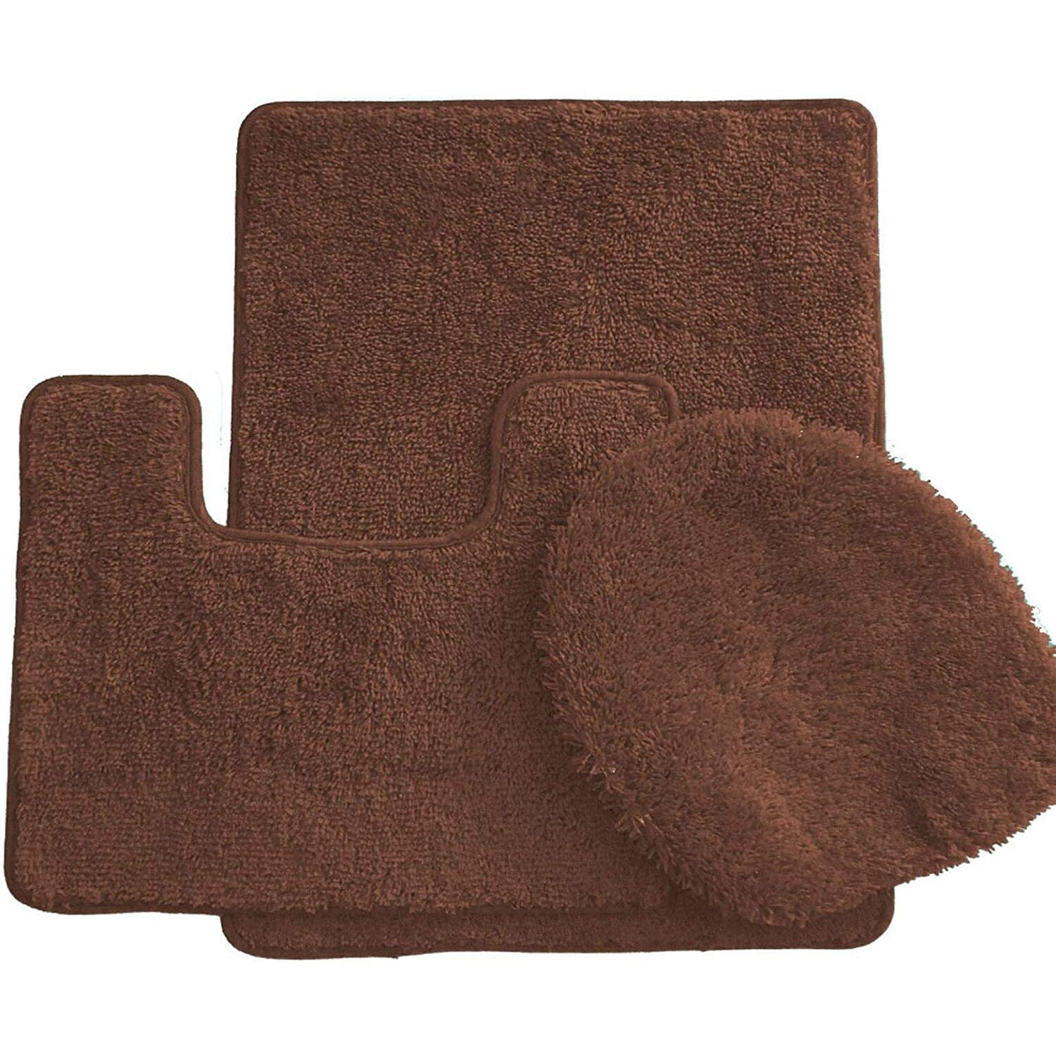 3-Piece Set: Ben&Jonah Elegant Bath Rug Set Discount Online