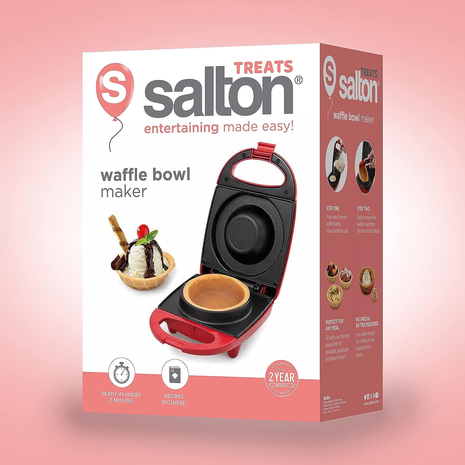 Salton Waffle Bowl Maker Cheap Sale Enjoy