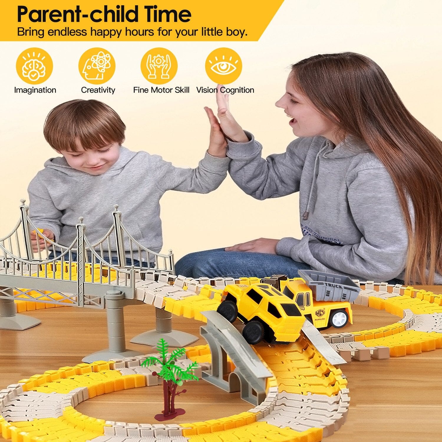 340-Piece: Construction Race Track Toy Set Discount Pices