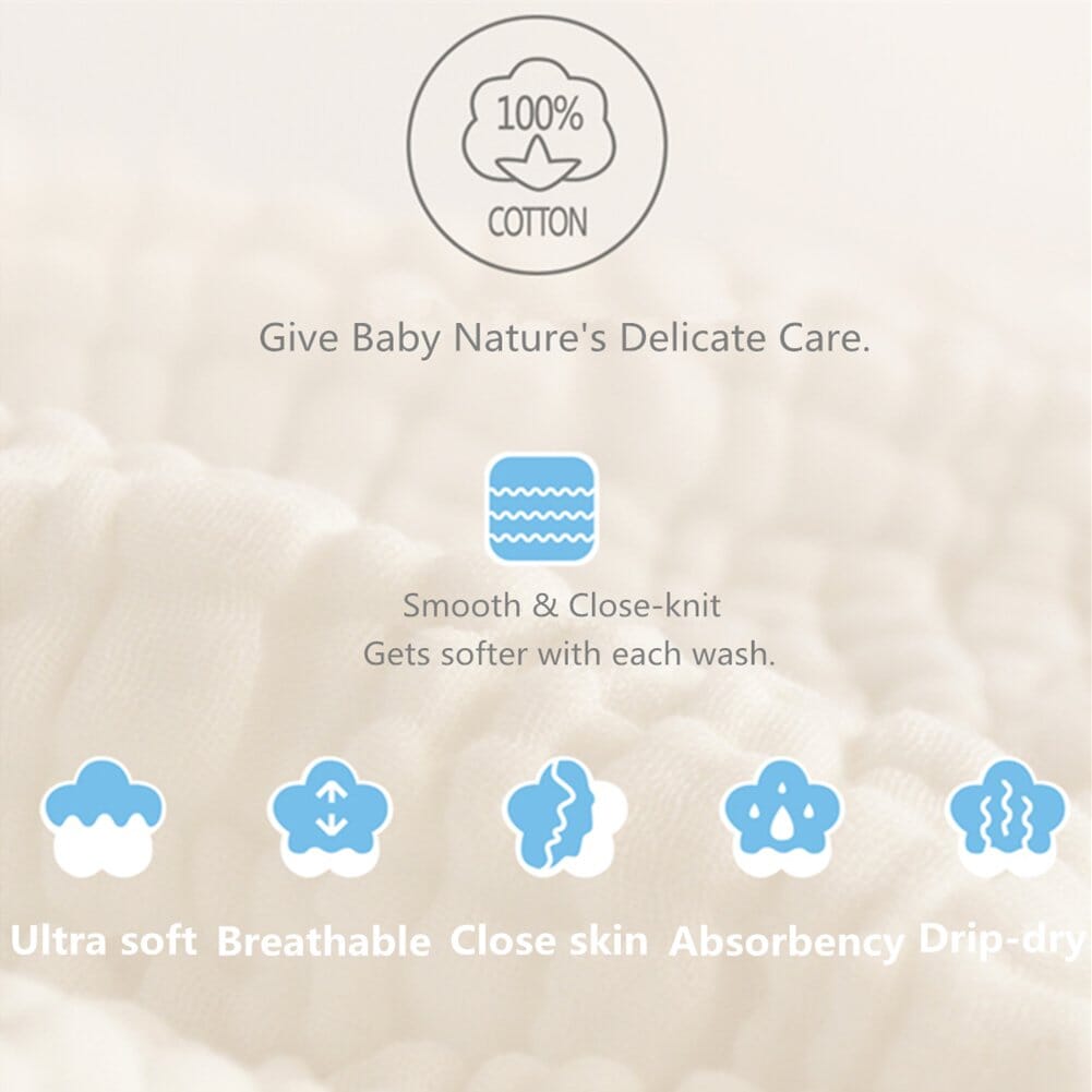 5-Pack: Baby Washcloths Cheapest Pice Online