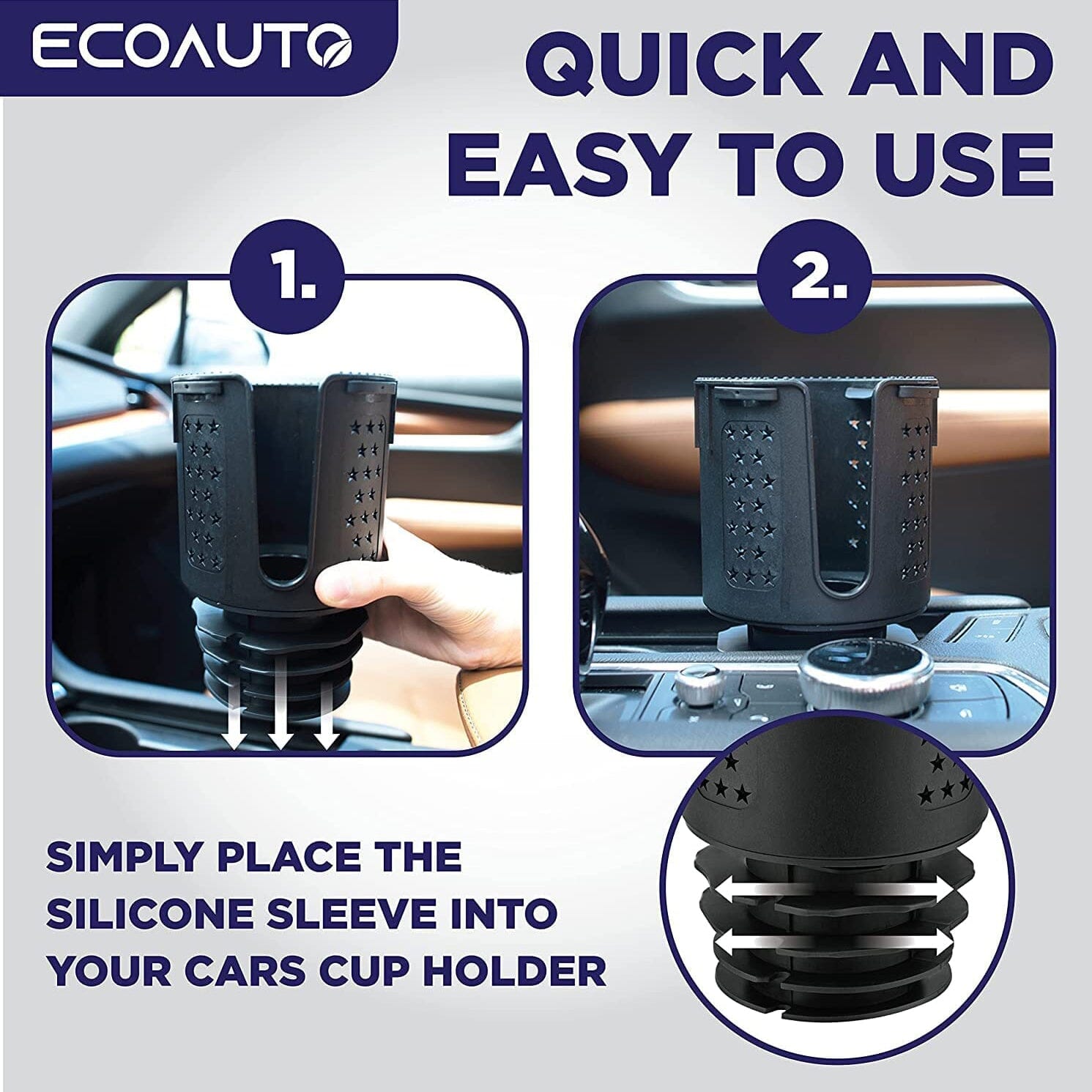 EcoAuto Cup Holder Expander for Car Buy Cheap Deals