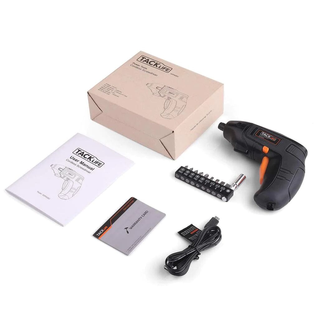 Electric Cordless Screwdriver Rechargeable with LED Light Collections