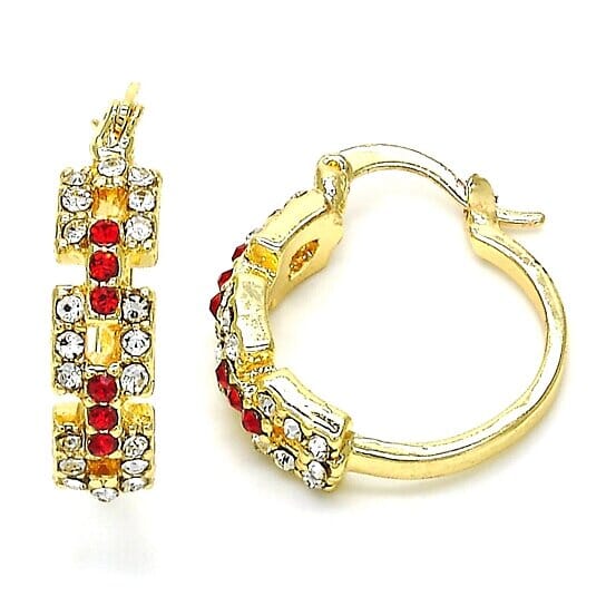 14k Gold Filled Garnet Unique Shape Earrings Ebay Cheap Pice