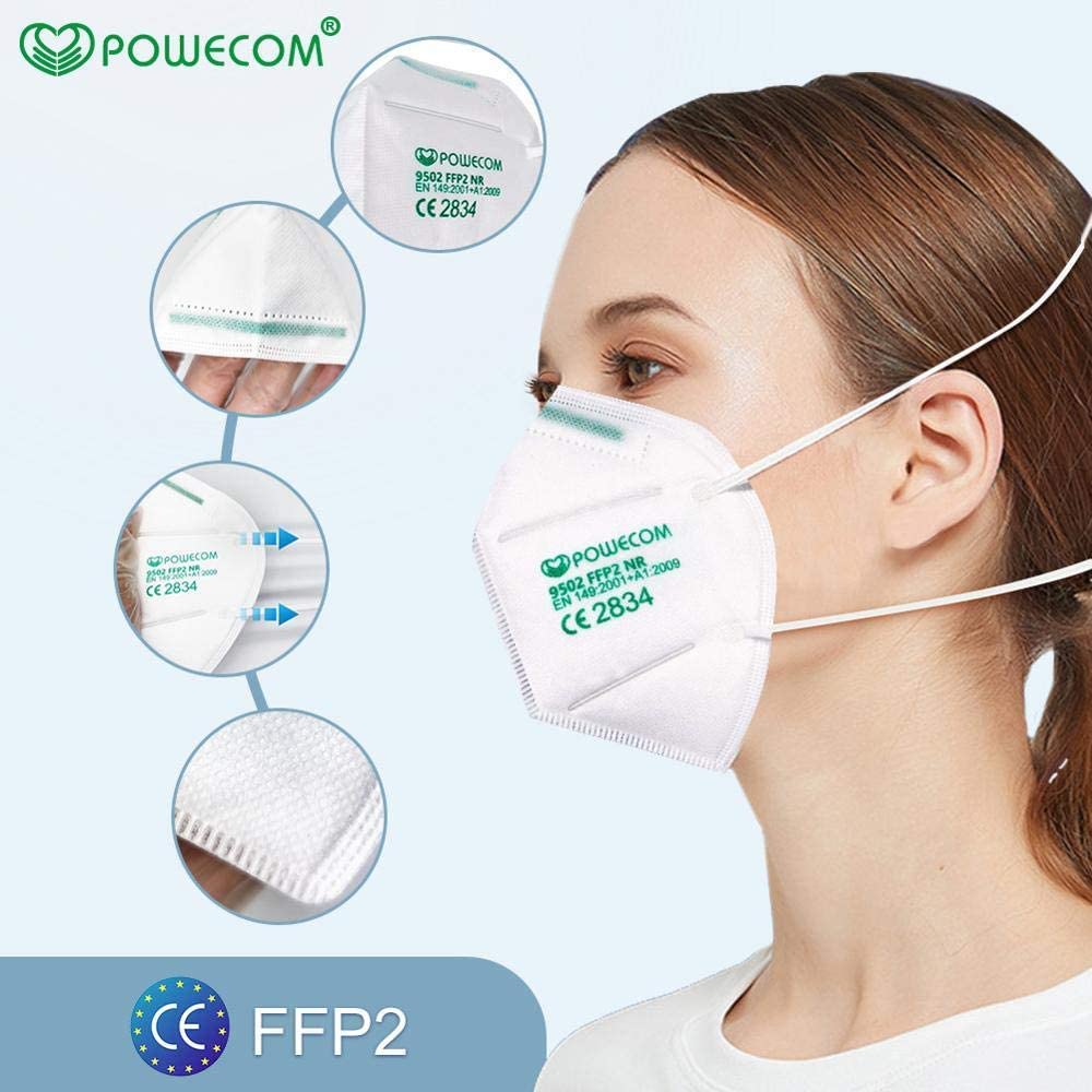 Powecom FFP2 Protective Face Masks Clearance Recommend