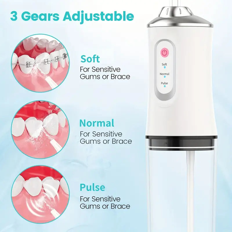 4-in-1 Cordless Water Flossers Oral Irrigator With DIY Mode 4 Jet Tips Perfect For Sale