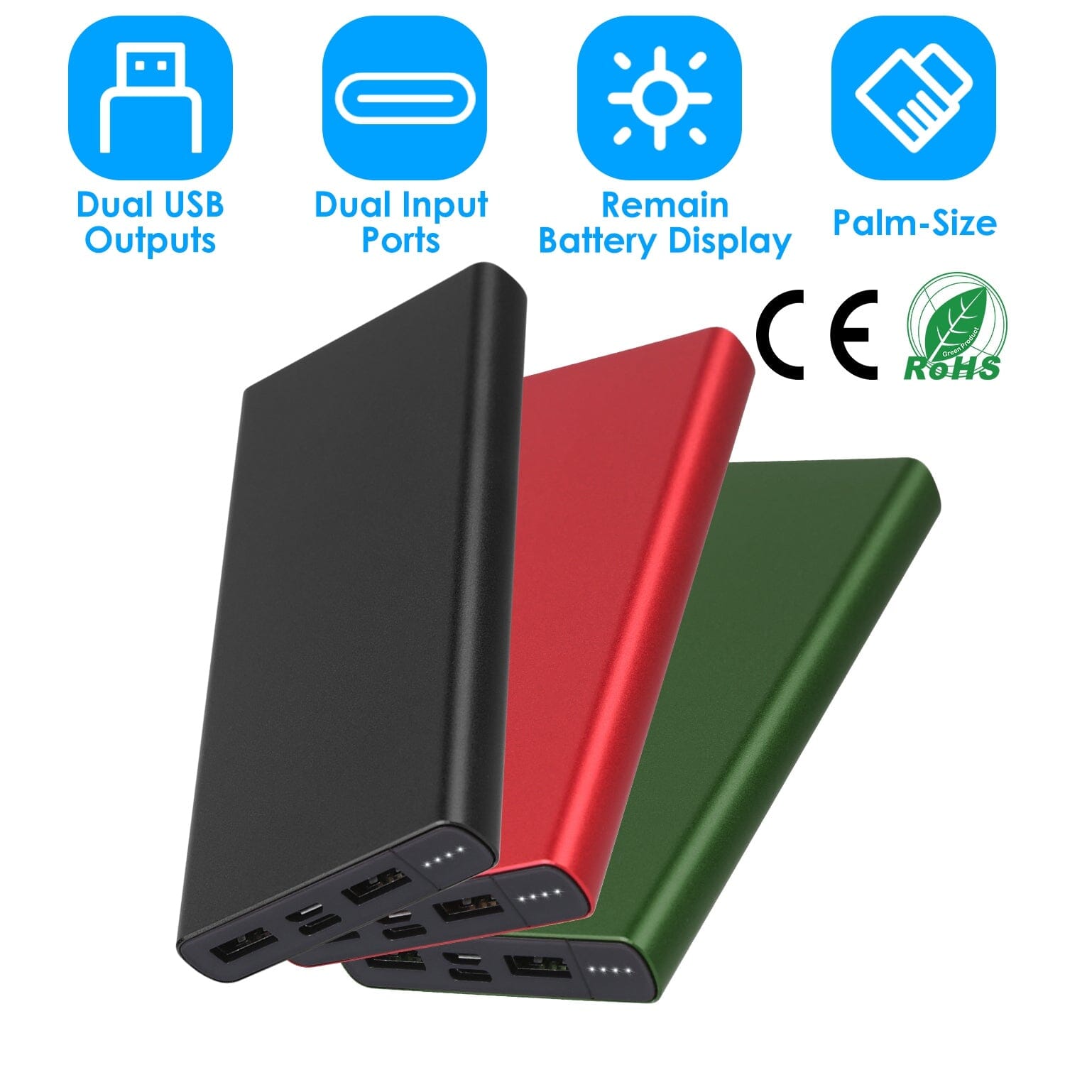 20000mAh Power Bank Portable External Battery Pack with Dual USB Output Ports Type C Micro USB Input Buy Cheap Comfortable