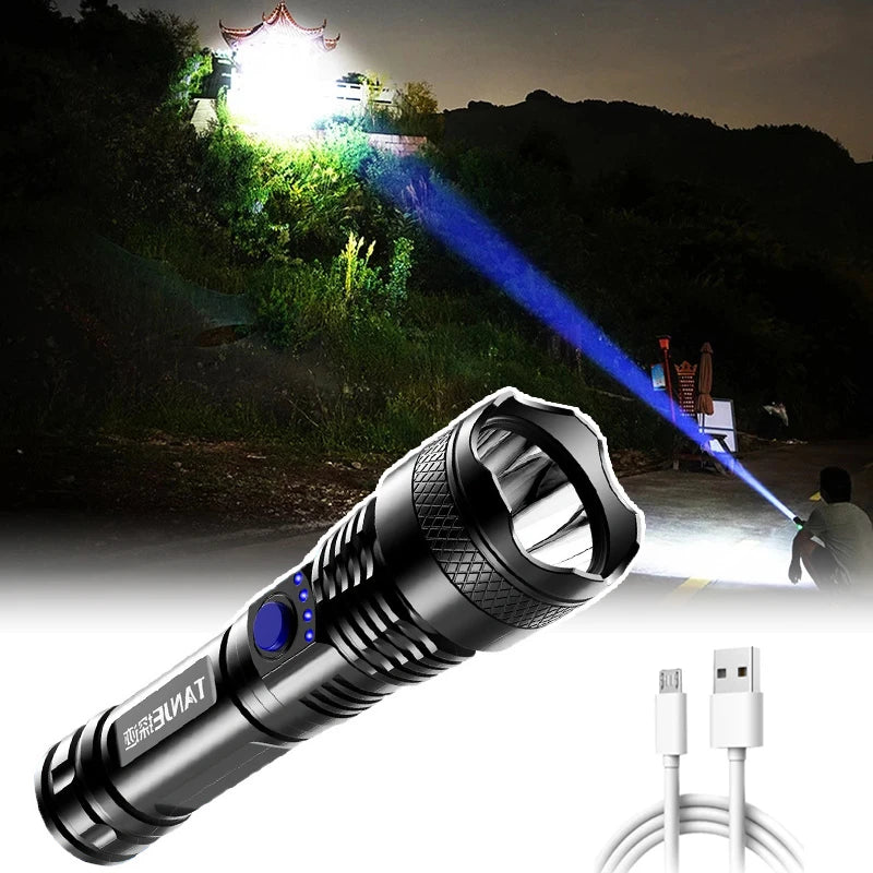 USB Rechargeable Strong Light Flashlight Sale Exclusive